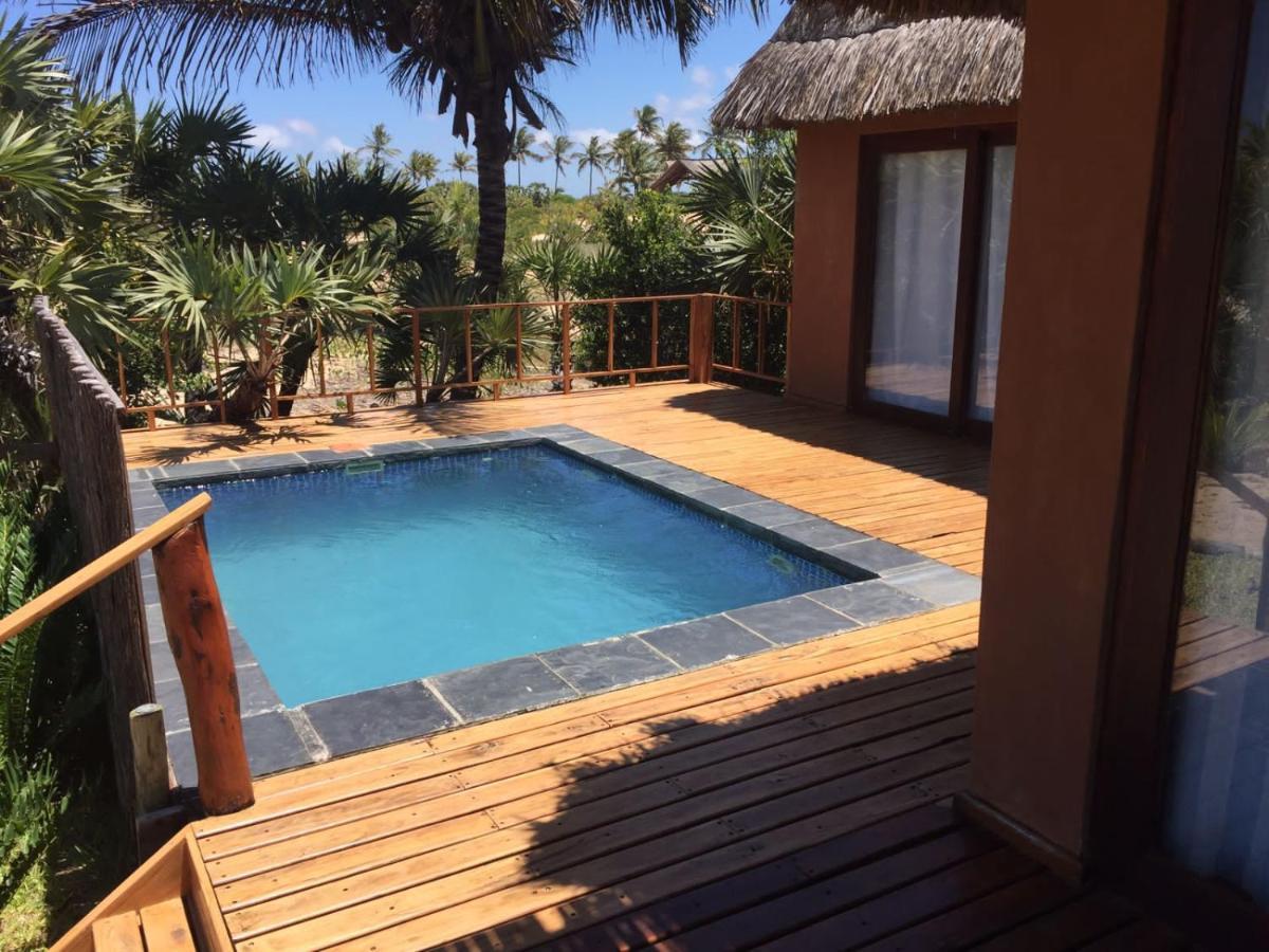 Eclectic Beach Retreat Cabo Nhamua Bagian luar foto