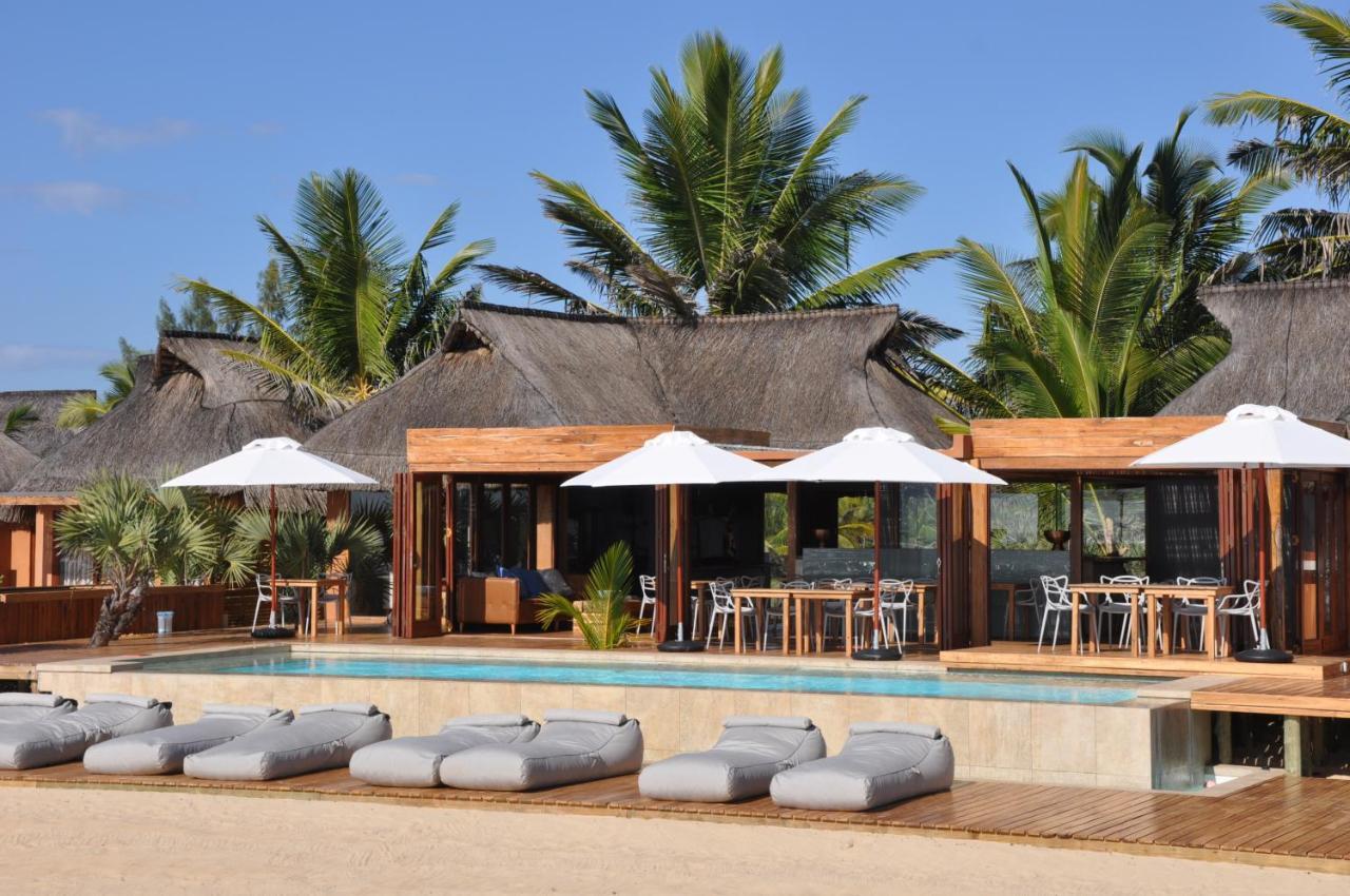 Eclectic Beach Retreat Cabo Nhamua Bagian luar foto